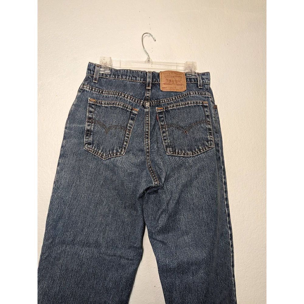 Women's Vintage Levi's 550 Made in the USA Relaxed Fit, Tapered Leg Size 12 - Picture 15 of 16